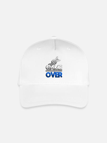GAME OVER (Bleu) + ADN - Jeux - Casquette de baseball bio Enfant - blanc