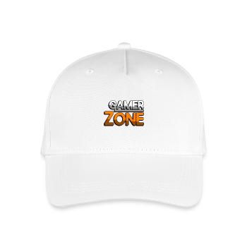 GAMER ZONE (Orange) - Gaming - Organic Kids’ Baseball Cap - white - Front