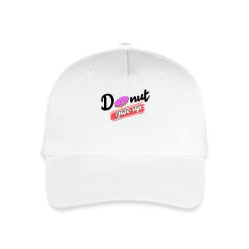 Cool Süßigkeiten Statement Donut Nachspeise - Kinder Bio Basecap - Weiß - Vorne