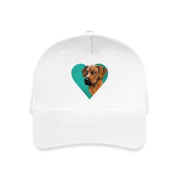 Rhodesian Ridgeback - Kinder Bio Basecap - Weiß - Vorne