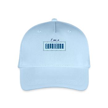 Aberglaube Astrologie Steinbock Tierkreis Spruch - Kinder Bio Basecap - Hellblau - Vorne