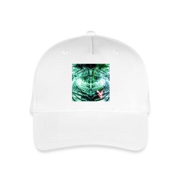 Waldreflexion Teal Schmetterling - Kinder Bio Basecap - Weiß - Vorne