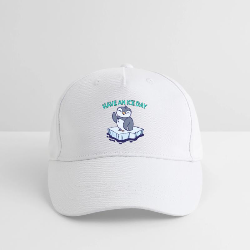 Cool Pinguin Eis Statement Vogel Tier Antarktis Kinder Bio Basecap
