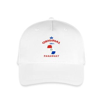 Paraguay original 100% flag design - Organic Kids’ Baseball Cap - white - Front