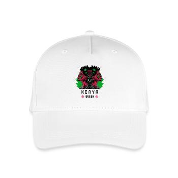 Kenya queen - Organic Kids’ Baseball Cap - white - Front