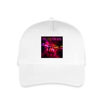 Neon Trail of the Night - Organic Kids’ Baseball Cap - white - Front