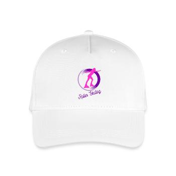 Rollschuhlaufen Frauen - Kinder Bio Basecap - Weiß - Vorne