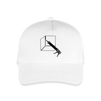 Caulking sprayer with tiles - Organic Kids’ Baseball Cap - white - Front