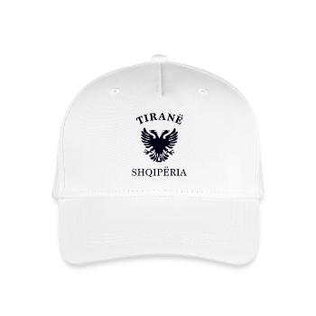 TIRANA - Albanien - Albania - Kinder Bio Basecap - Weiß - Vorne