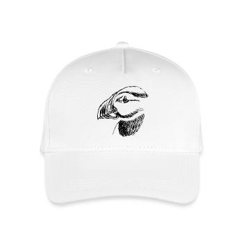 Hand drawn puffin bird - Organic Kids’ Baseball Cap - white - Front
