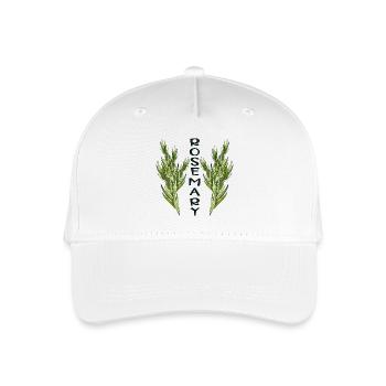 PLANTES DE ROMARIN - JARDIN - ÉPICES DE CUISSON - HERBES - Casquette de baseball bio Enfant - blanc - Devant