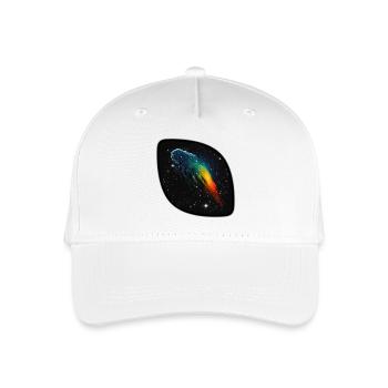 Komet 01 - Kinder Bio Basecap - Weiß - Vorne