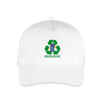 Garbage collector - Organic Kids’ Baseball Cap - white - Front