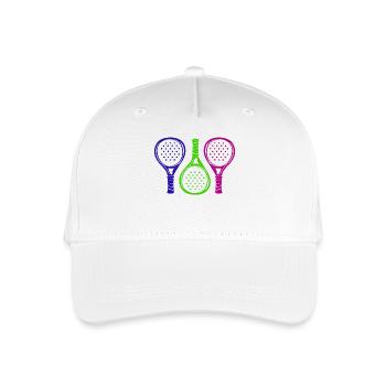 Padel Sport Racket Padel Game Serve Leisure - Organic Kids’ Baseball Cap - white - Front