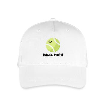 Bälle Sportart Spieler Padel Statement Fans - Kinder Bio Basecap - Weiß - Vorne
