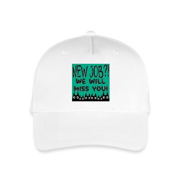ADIEU NOUVEL EMPLOI - TU VAS NOUS MANQUER CITATION - CHATS - Casquette de baseball bio Enfant - blanc - Devant