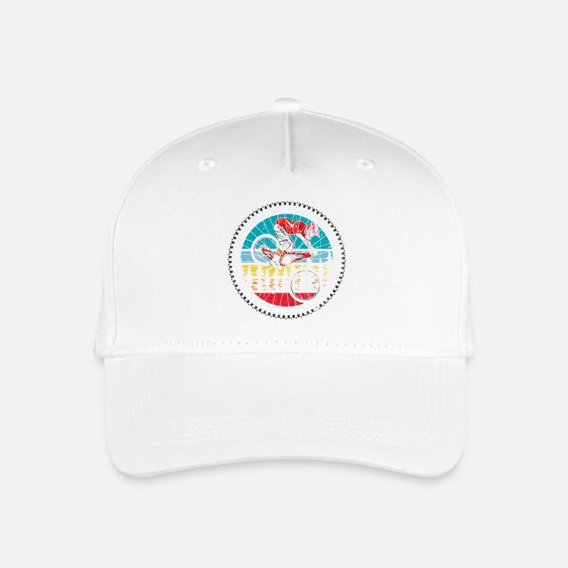 Mountainbike - Kinder Bio Basecap - Weiß