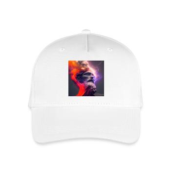 GOD 03 - Organic Kids’ Baseball Cap - white - Front