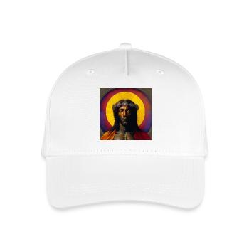 Jésus noir 01 - Casquette de baseball bio Enfant - blanc - Devant
