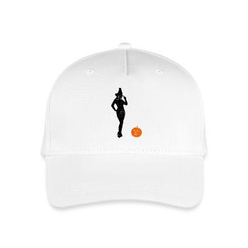 SEXY HALLOWEEN WITCH - Organic Kids’ Baseball Cap - white - Front