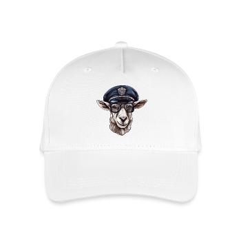 Police des chèvres - Casquette de baseball bio Enfant - blanc - Devant