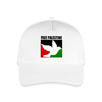 Free palestine - Organic Kids’ Baseball Cap - white - Front