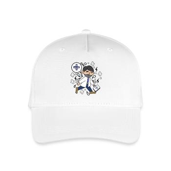 Médecin Carrière Bourreau de travail Emploi Travail Profession Succès - Casquette de baseball bio Enfant - blanc - Devant
