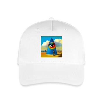 Surreal 04 - Organic Kids’ Baseball Cap - white - Front