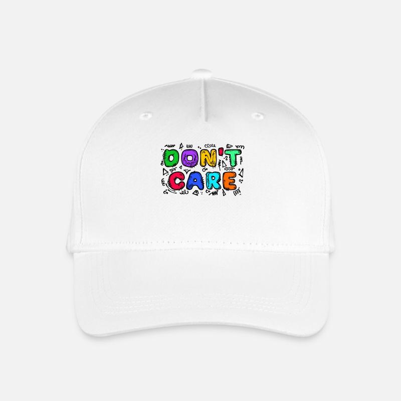 Je ne me soucie pas de la déclaration - Casquette de baseball bio Enfant - blanc