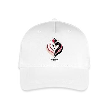 Schwanenherz Forever Yours Love - Kinder Bio Basecap - Weiß - Vorne