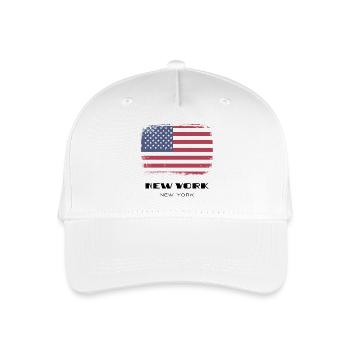 New York, New York, USA - Kinder Bio Basecap - Weiß - Vorne