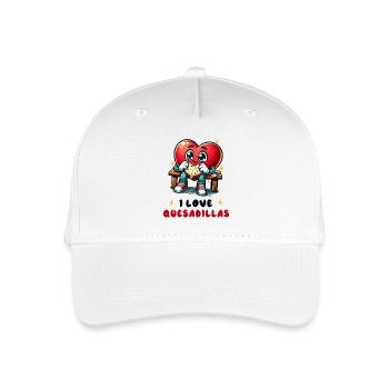 J'aime les Quesadillas Mexico - Casquette de baseball bio Enfant - blanc - Devant
