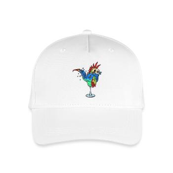 Vogel Papagei Tier Vogelliebhaber Zootiere - Kinder Bio Basecap - Weiß - Vorne
