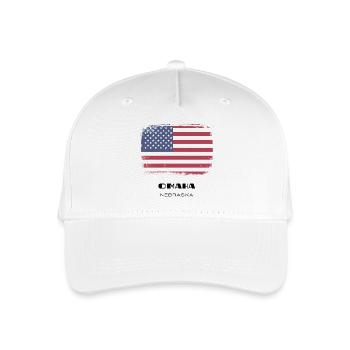 Omaha, Nebraska, USA - Kinder Bio Basecap - Weiß - Vorne