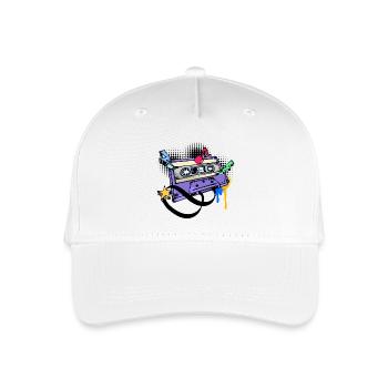 Funky Street Art Graffiti Kunst Strassenkunst - Organic Kids’ Baseball Cap - white - Front