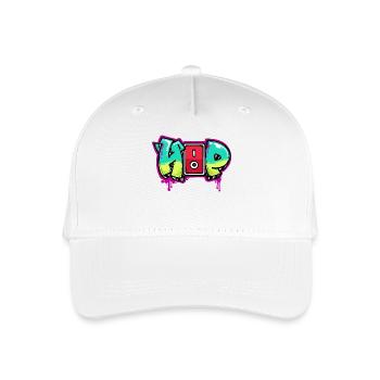 Strassenkunst Graffiti Spraydose Kunst Spruch - Kinder Bio Basecap - Weiß - Vorne