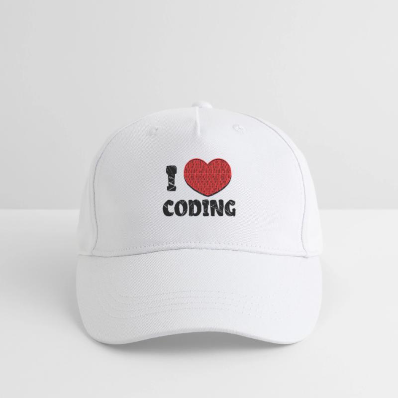 Script de code Debug Heart Statement Casquette de baseball bio Enfant