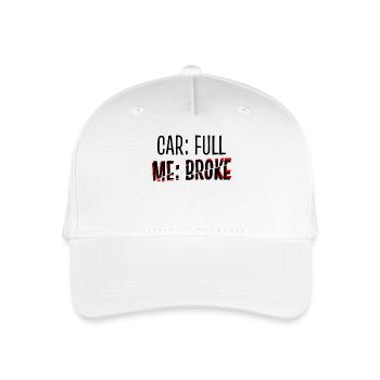 Ravitaillement en carburant dictons amusants Station-service Voiture à essence - Casquette de baseball bio Enfant - blanc - Devant