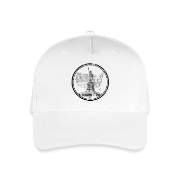 Industrial Grunge USA Map - Organic Kids’ Baseball Cap - white - Front