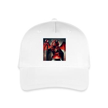 She-Devil - Organic Kids’ Baseball Cap - white - Front