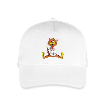 Mad Cat - Organic Kids’ Baseball Cap - white - Front