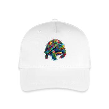 Turtle - Organic Kids’ Baseball Cap - white - Front