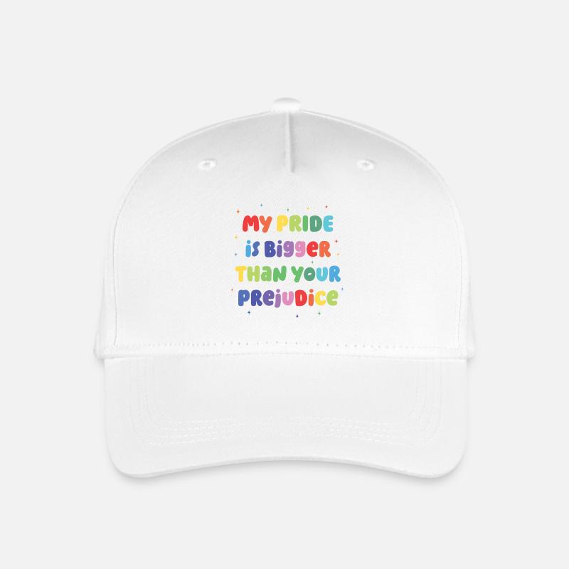 LGBT Pride Month - My Pride is Bigger - Organic Kids’ Baseball Cap - white