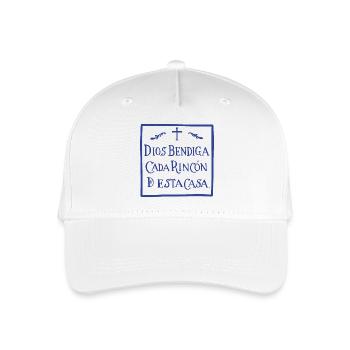 Gott segne jeden Winkel - Kinder Bio Basecap - Weiß - Vorne