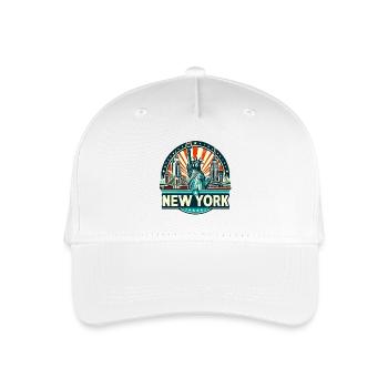 New York Éclat Urbain Illustration - Casquette de baseball bio Enfant - blanc - Devant