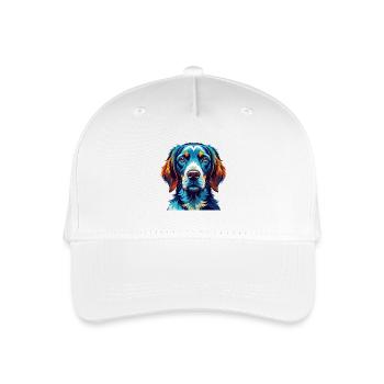 Auvergne Vorstehender Hund Rasse Karikatur Kawaii - Kinder Bio Basecap - Weiß - Vorne