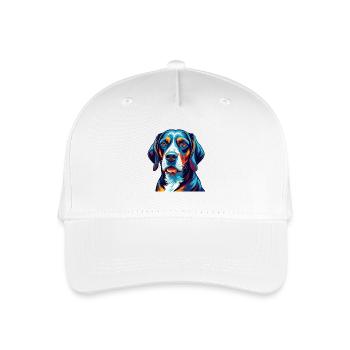 Serbische dreifarbige Hunderasse Karikatur Kawaii - Kinder Bio Basecap - Weiß - Vorne