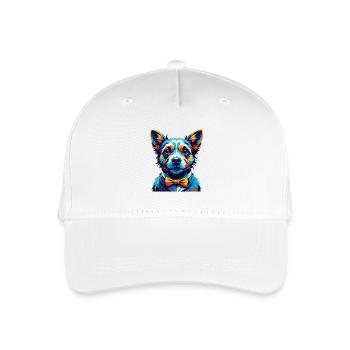 Teddy Roosevelt Terrier Hunderasse Karikatur Kawaii - Kinder Bio Basecap - Weiß - Vorne
