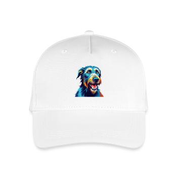 Lévrier irlandais chien race dessin animé coloré Kawaii - Casquette de baseball bio Enfant - blanc - Devant
