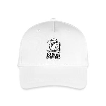 The early bird can take me - Organic Kids’ Baseball Cap - white - Front